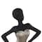 14.25" Black & Silver Dancer Decorative Sculpture